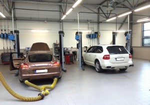 Porsche Tallinn- Stenhoj and MAHA products